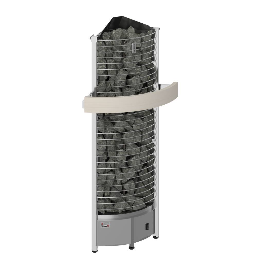 Aggregatskydd till Sawo Tower TH4, TH5 hörn. Ceder. TH-GUARD Cederträ