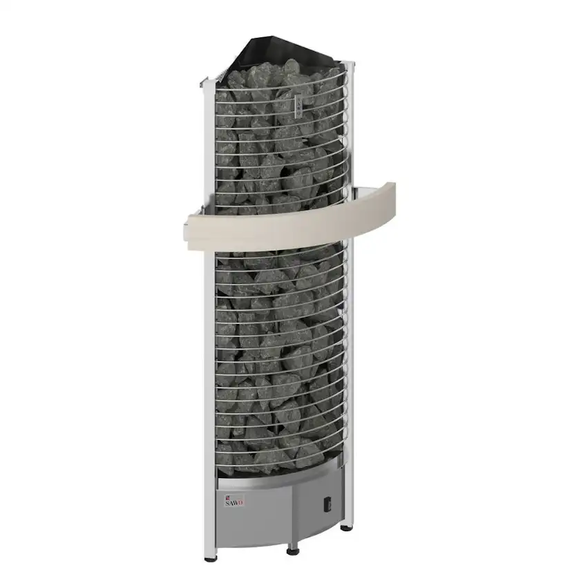 Aggregatskydd till Sawo Tower TH4, TH5 hörn. Ceder. TH-GUARD Cederträ