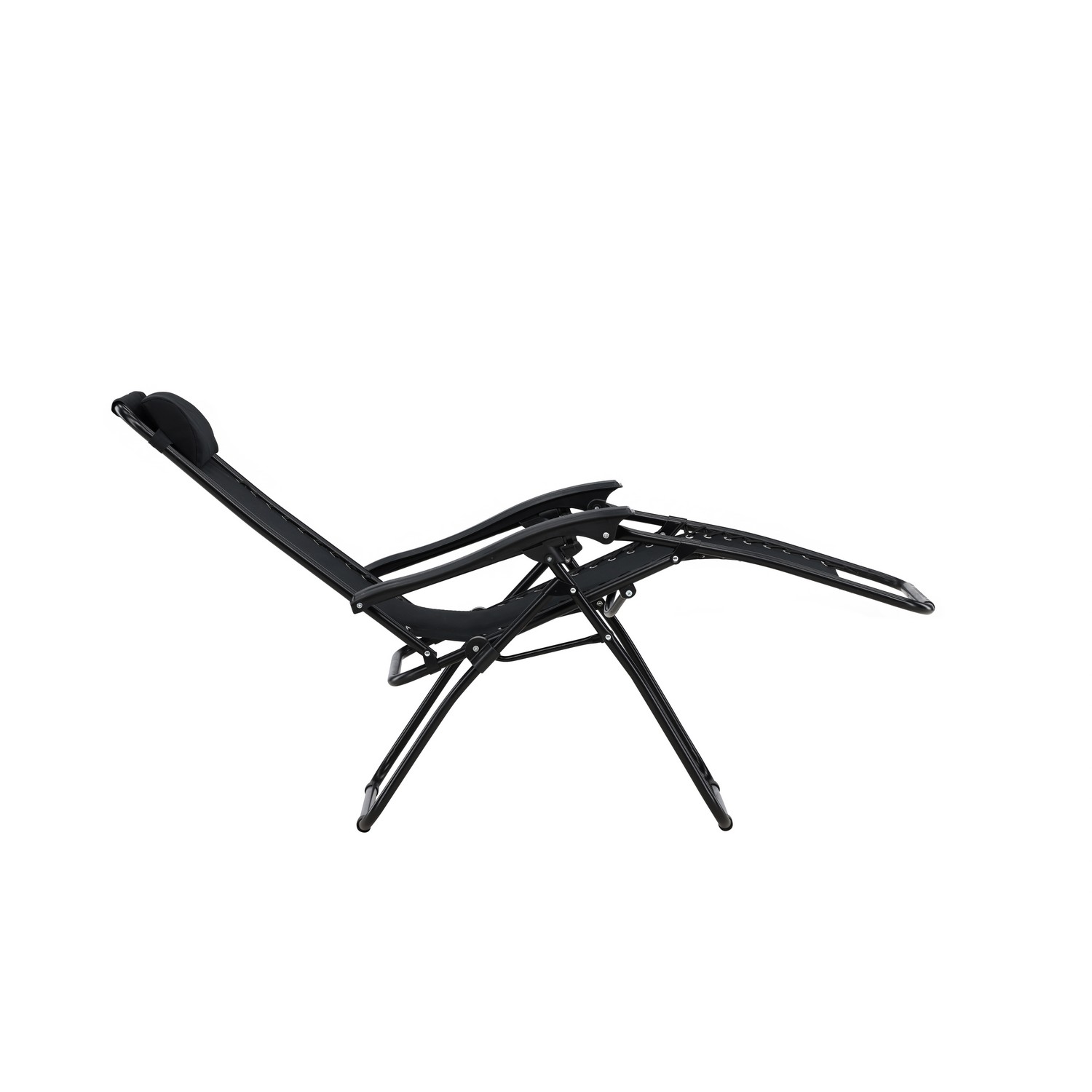 Vulcano Sun Lounge - Black / Black Solstol Venture Home Vulcano