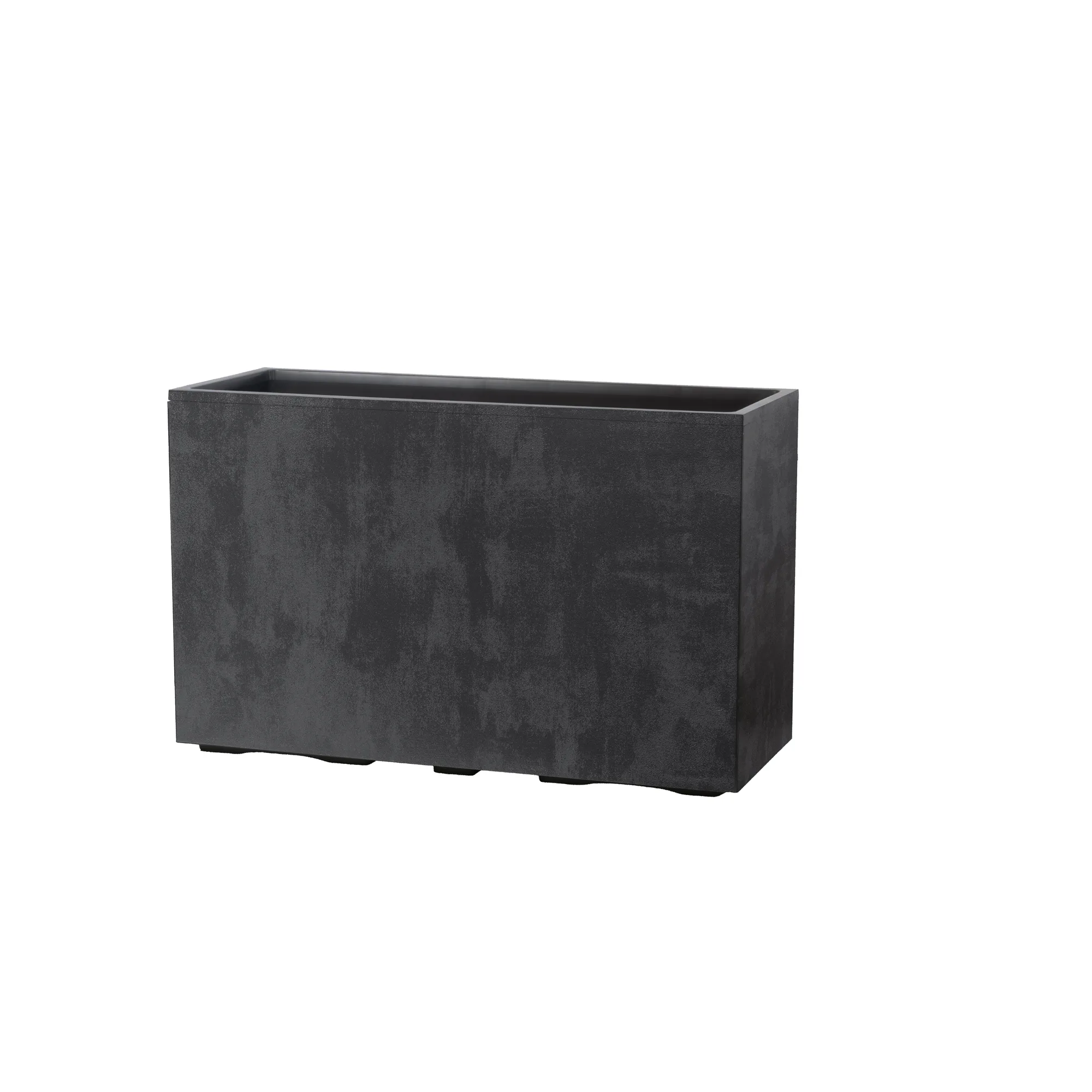 Kruka Deroma Millennium Antracit Rektangulär Med Hjul 98 x 37,5 x 62 cm