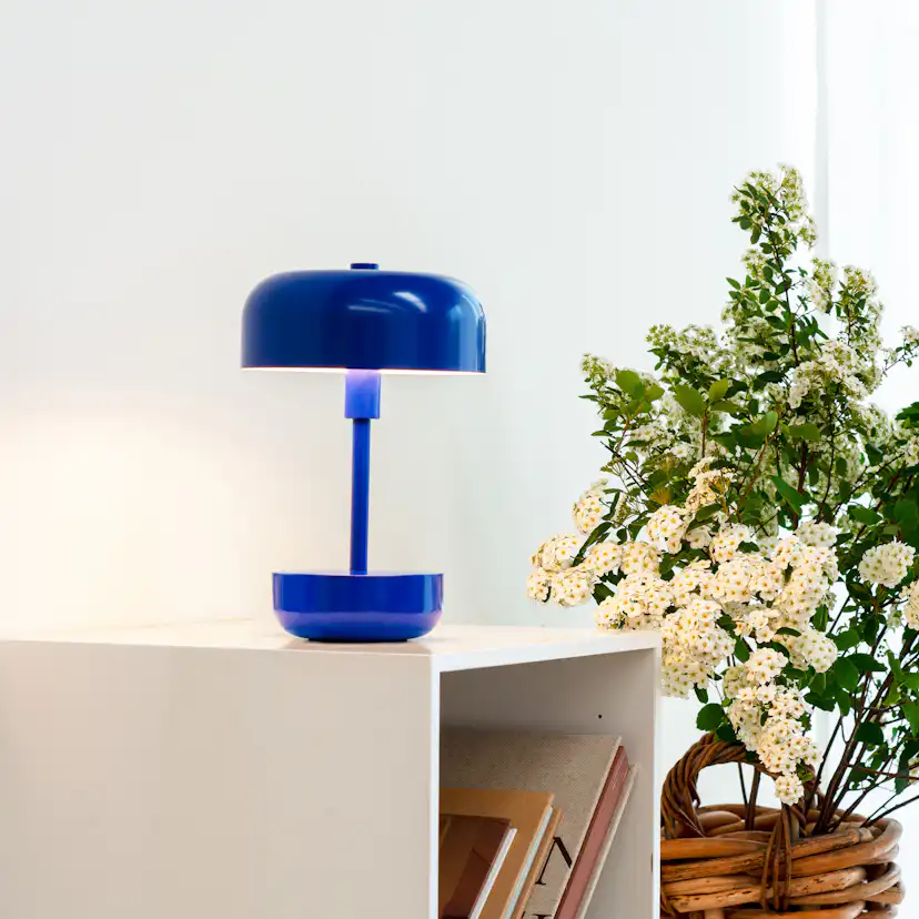 Portabel Bordslampa Dyberg Larsen Haipot LED Uppladdningsbar