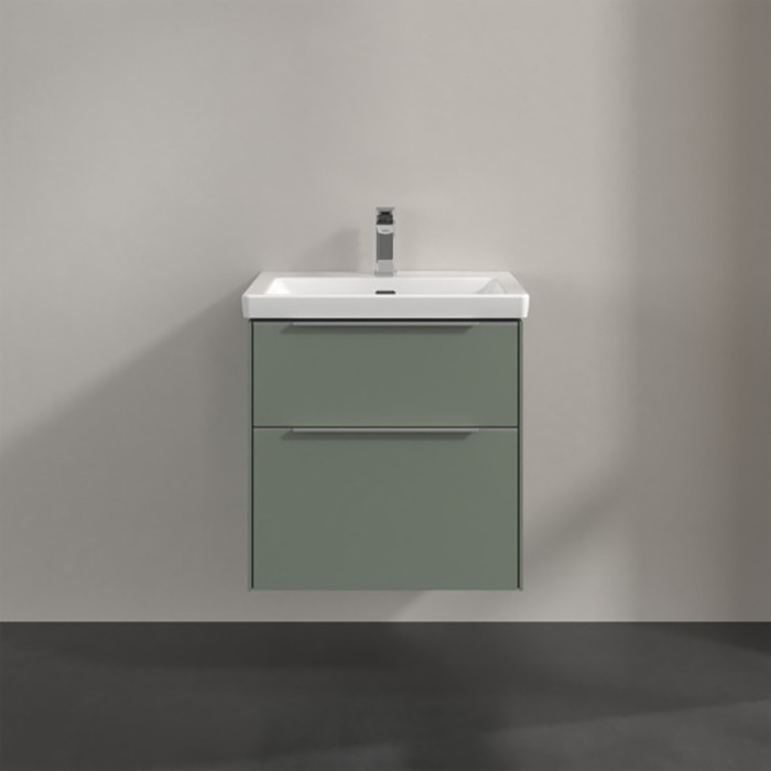 Tvättställsskåp Villeroy & Boch Subway 3.0 med 2 Lådor