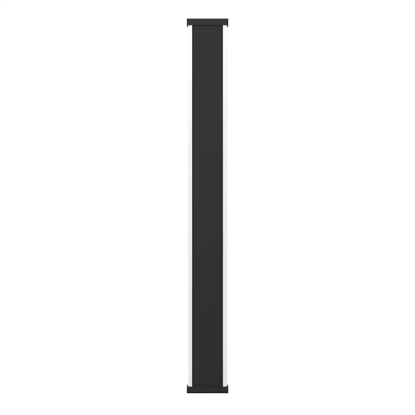 AL-LED-WL/2 L-580 SCHWARZ/WS 'NEVIANO' 580 mm