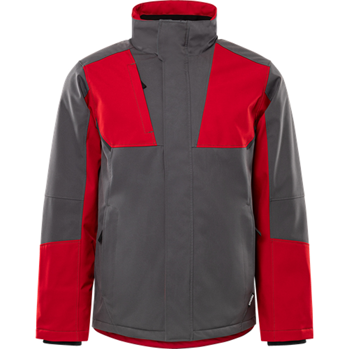 VINTERJACKA 4931 GSW Grå/Röd, Storlek: 4XL