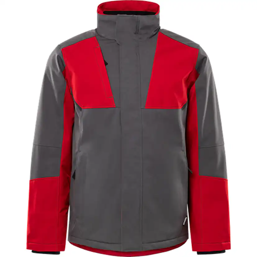 VINTERJACKA 4931 GSW Grå/Röd, Storlek: 4XL