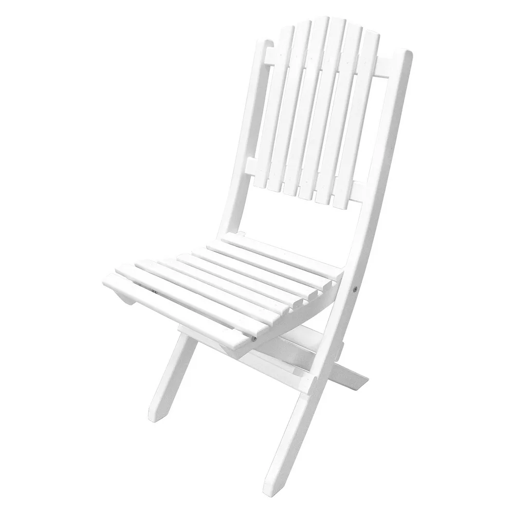 VISBY folding chair, 2-pack Vit