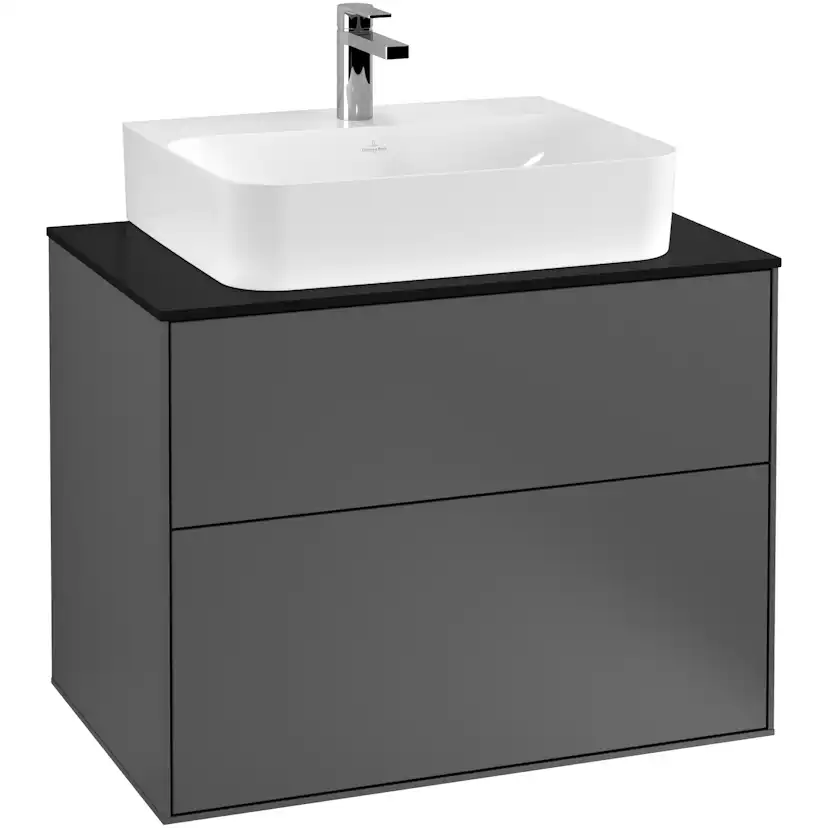 Tvättställsskåp Villeroy & Boch Finion med 2 Lådor och Bänkskiva för Centrerat Tvättställ