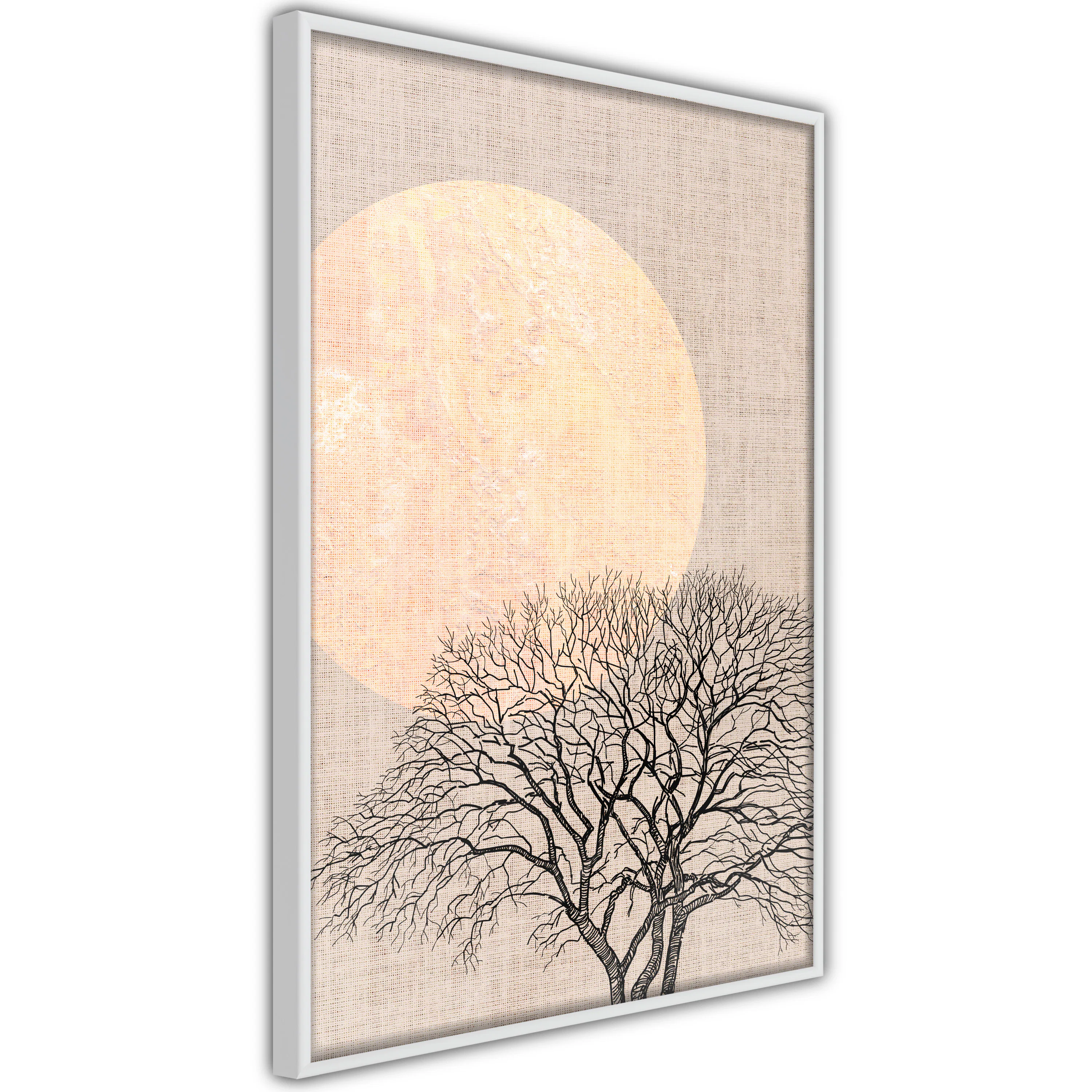 Poster Artgeist Affisch Morning Full Moon