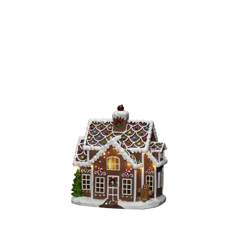 Juldekoration Gnosjö Konstsmide Pepparkakshus