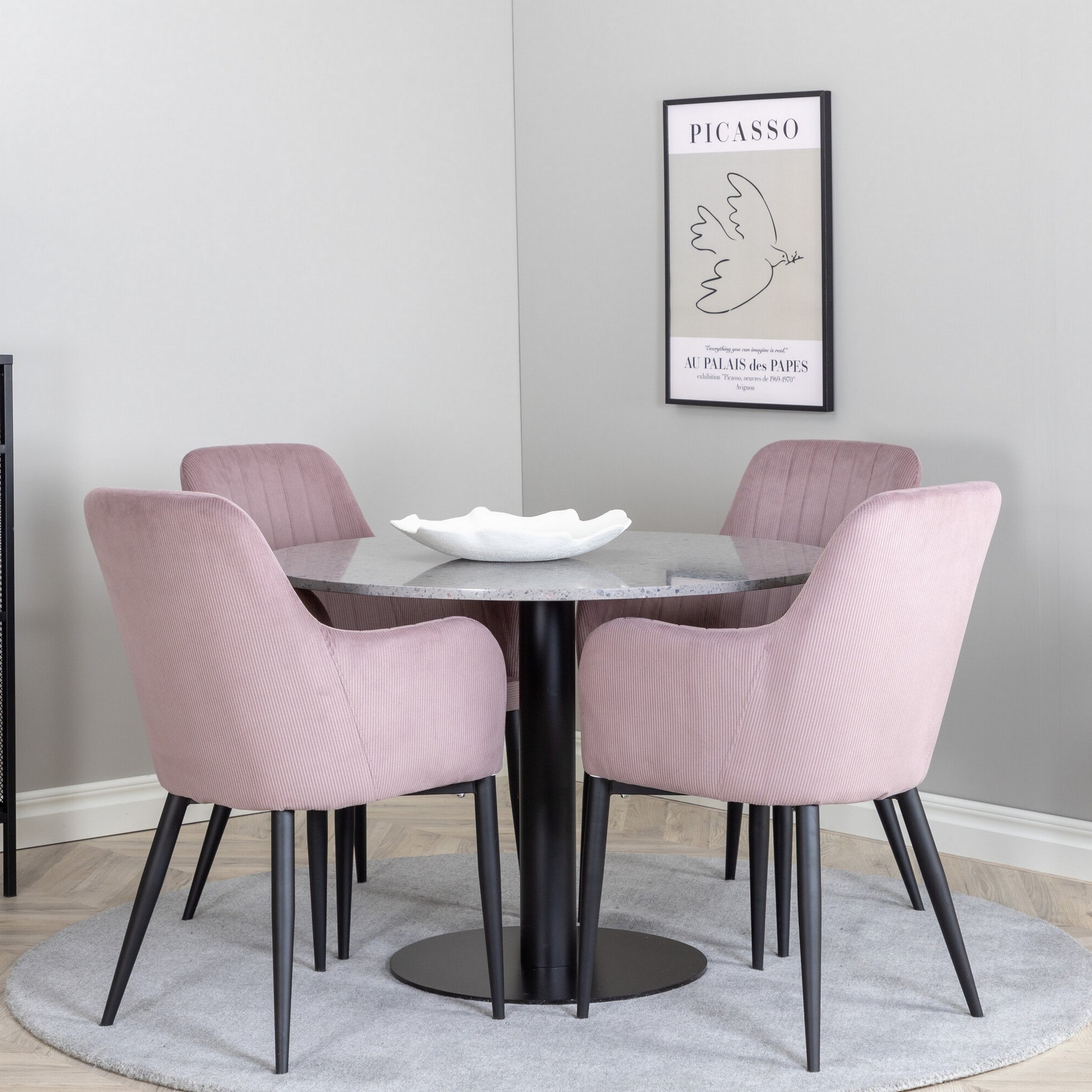 Matgrupp Venture Home Razzia med 4st Comfort Stolar