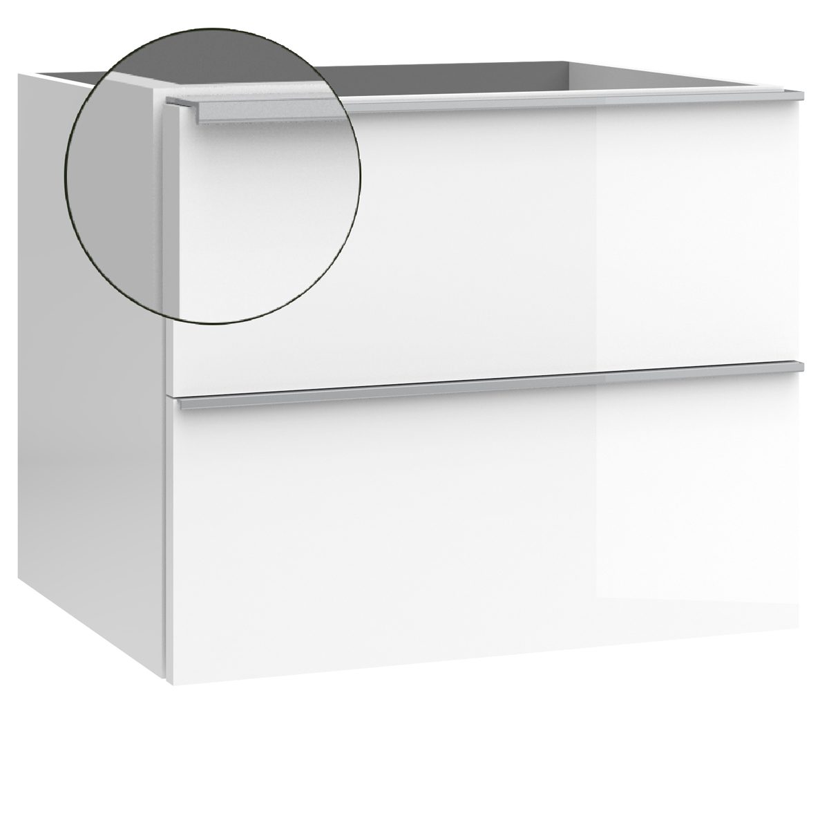Kommod 120 cm Tenfors Harmoni Vit Blank 4 lådor Vit