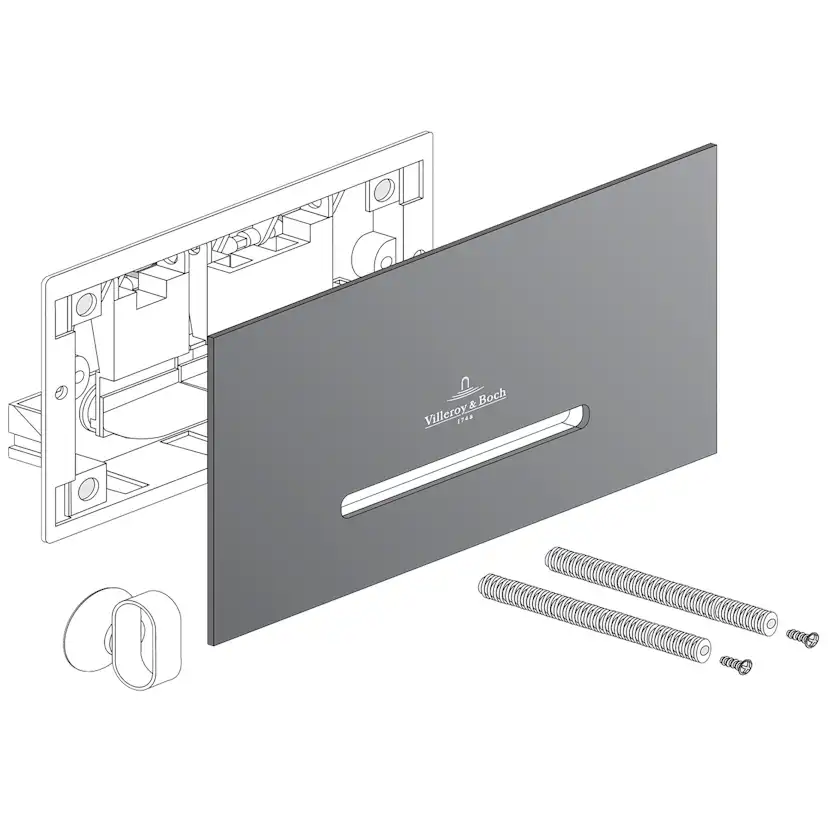 Spolknapp Villeroy & Boch ViConnect 300S Plast