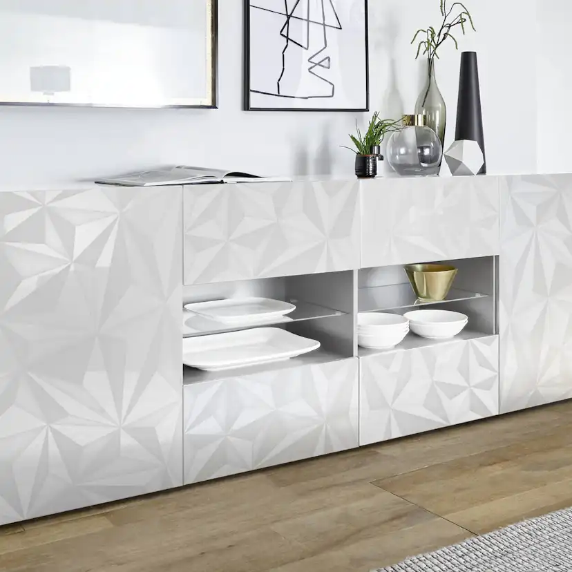 Skänk LC Spa Fasett 241 cm Vit