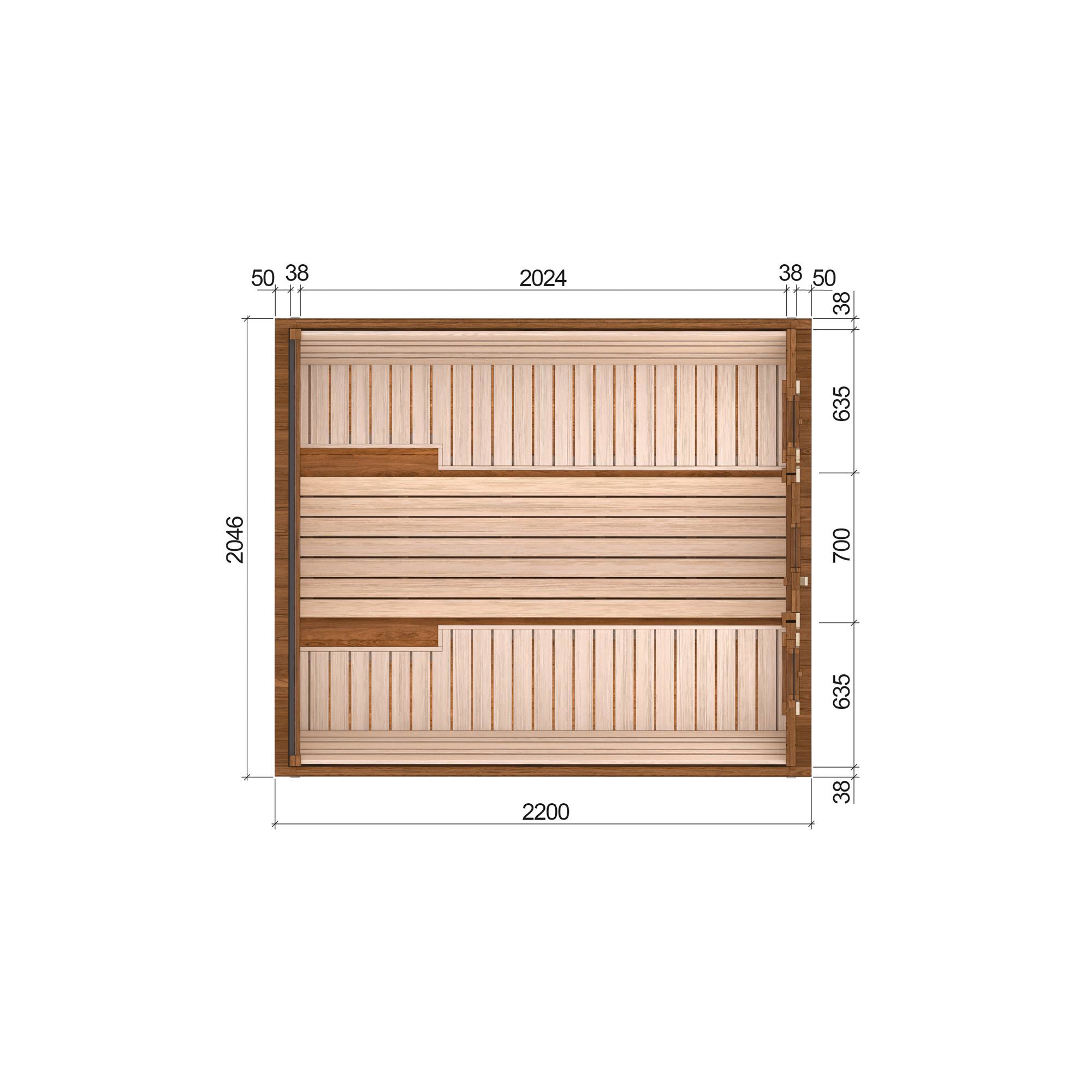 Bastutunna Nordkapp.NU SKÄRGÅRD Thermowood