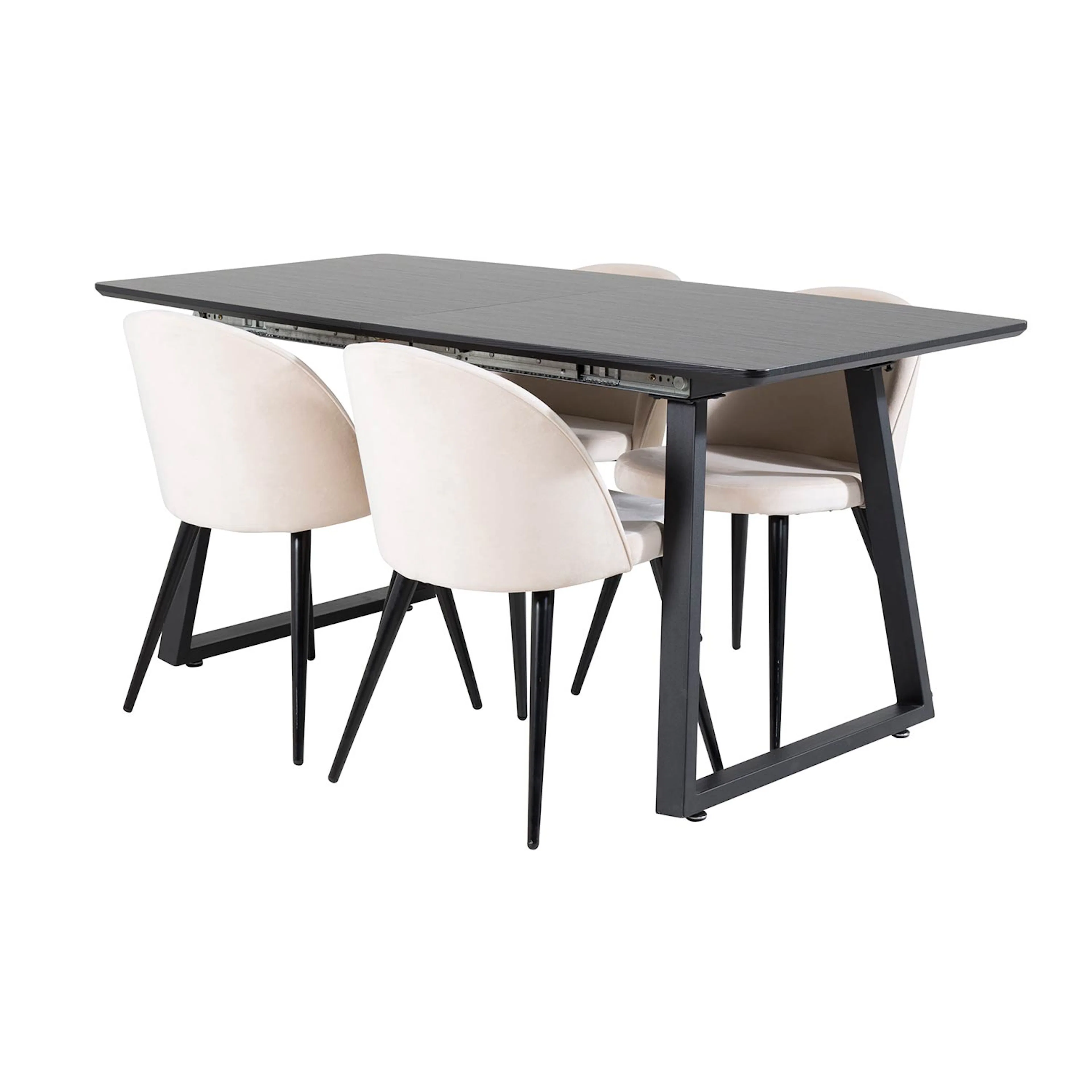 Svart/Beige