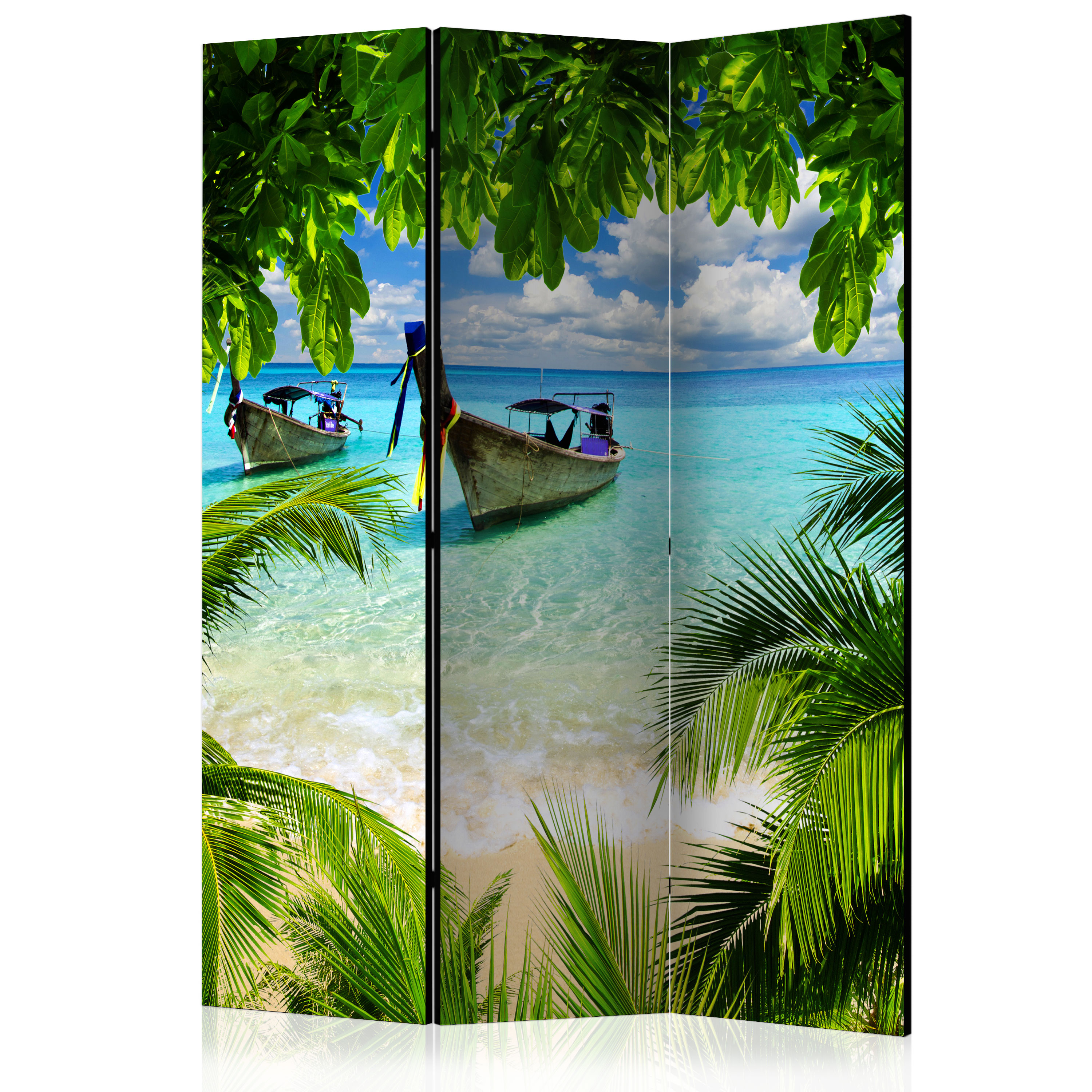 Rumsavdelare Skärmvägg Arkiio 135x172 cm Tropical Paradise
