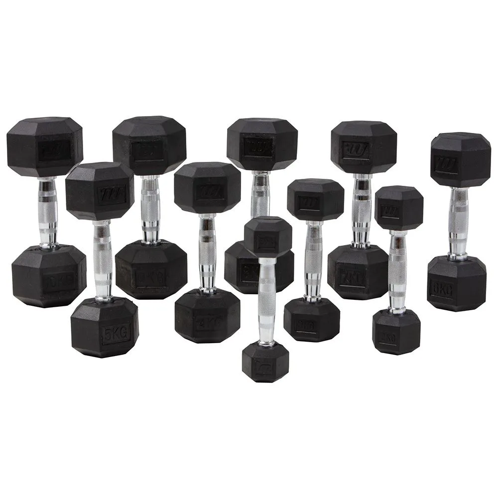 Hantelset Hexagon 1-10 Kg