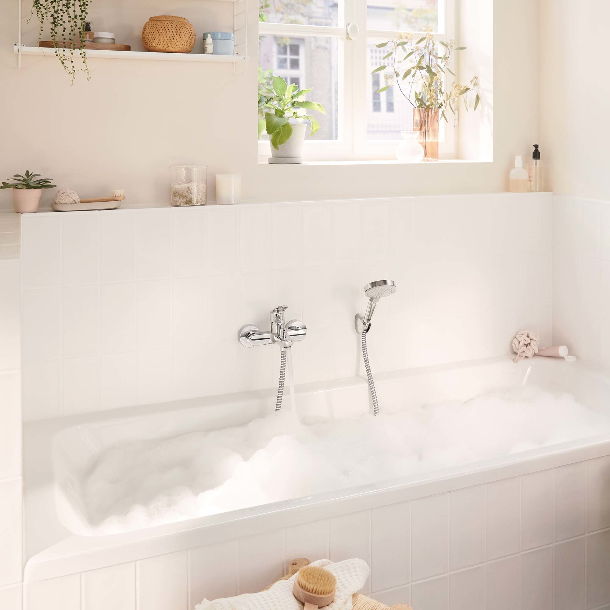 Dusch- och Badkarsblandare Hansgrohe Rebris S 1-grepps 150 cc