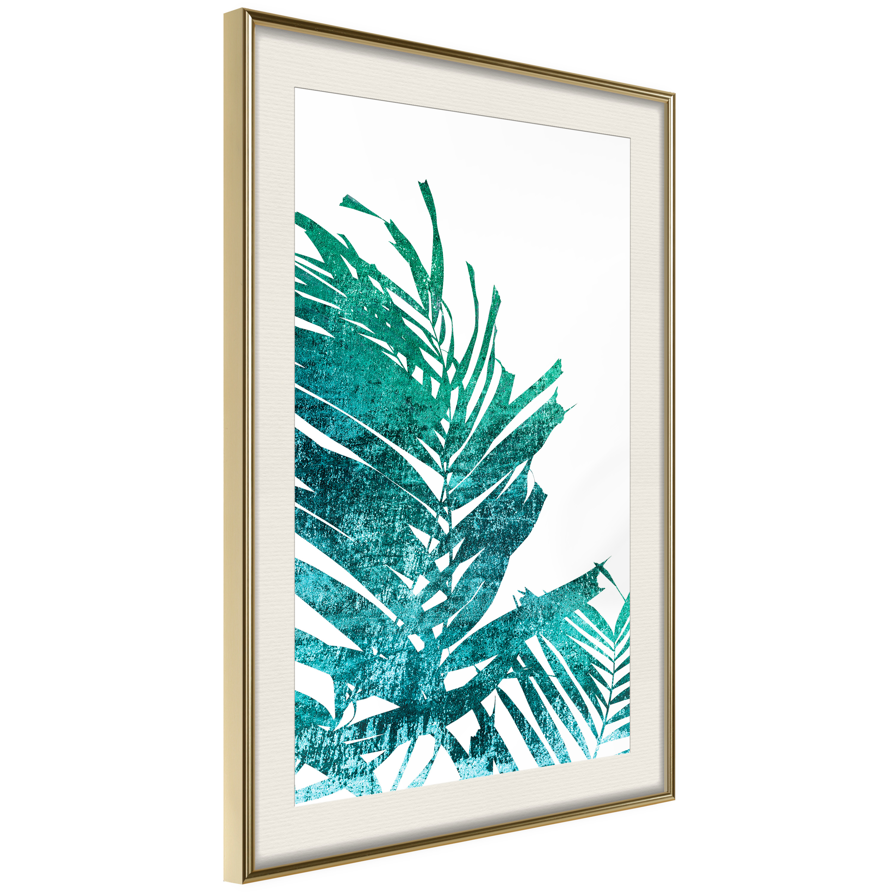 Poster Artgeist Affisch Emerald Palm