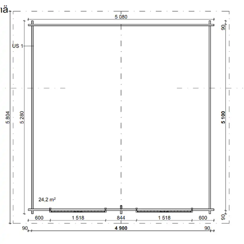Grillkåta LP Garden G-XXL (25 m²)