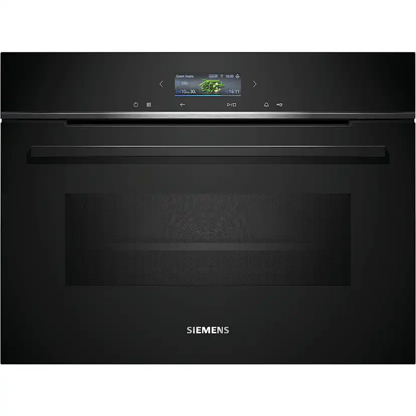 Ugn och Mikro Siemens iQ700 HM736G1B1 + CM724G1B1 Svart