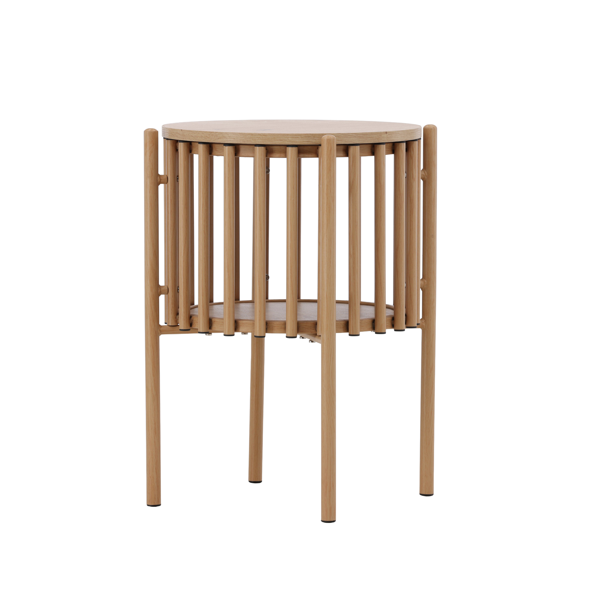 Sidobord Venture Home Rubbo Ø45x65 cm med Förvaring