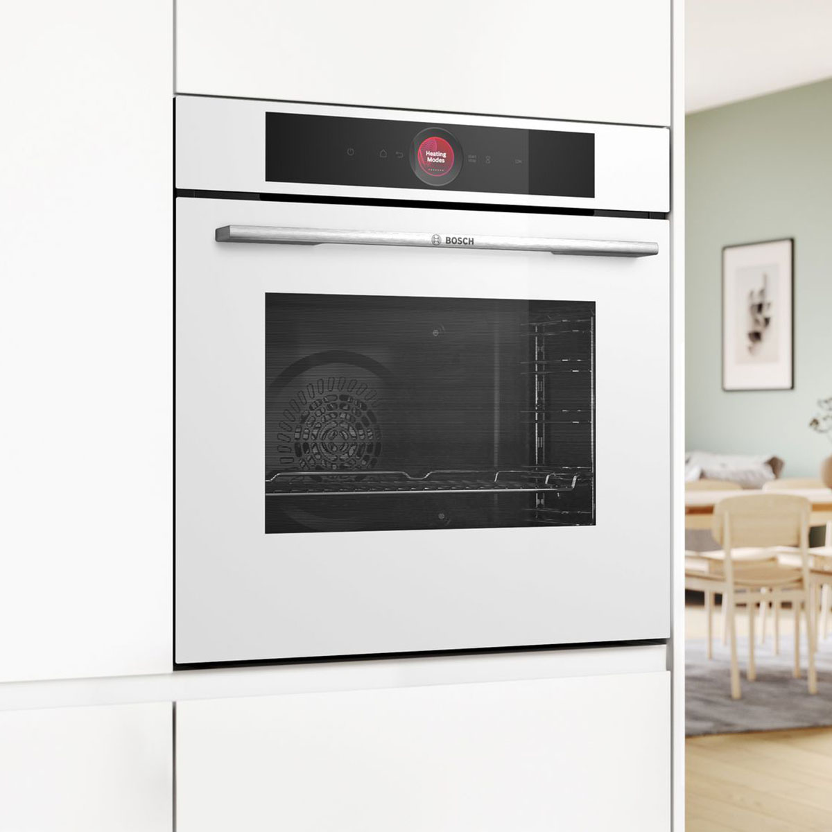 Bosch inbyggnadsugn Serie 8 HBG7721W1S Vit