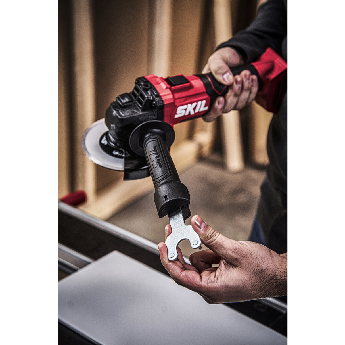 Vinkelslip SKIL 3922 AA Batteridriven Kolborstfri