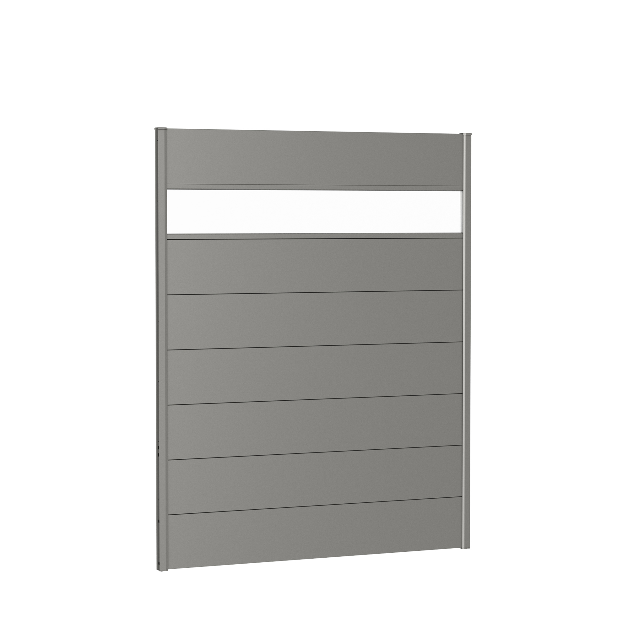 Väggpanel för Skärmvägg akrylglas 150x180 metallic kvarts-gr Kvartsgrå