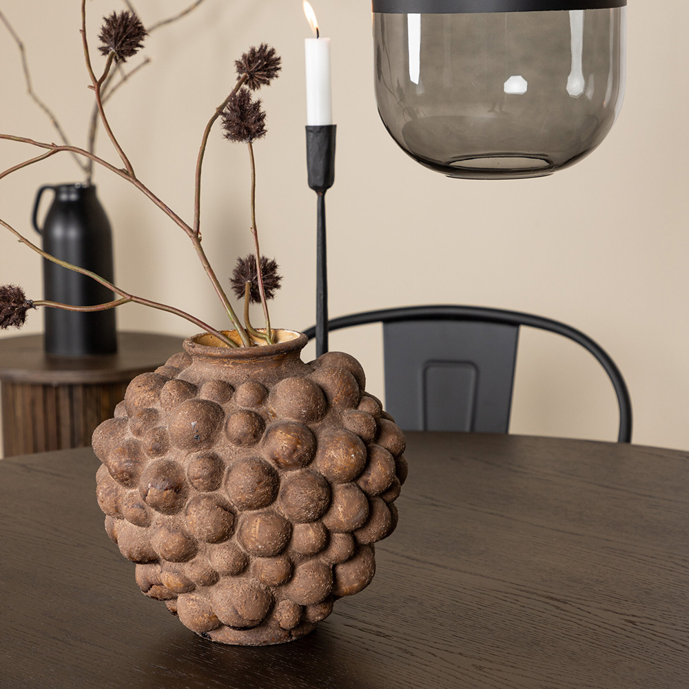 Matgrupp Venture Home Stone Rund med 4 Tempe Stolar