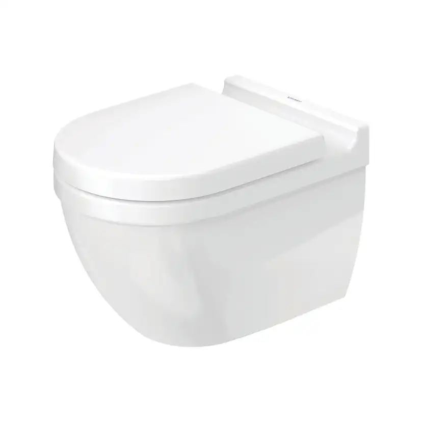 Vägghängd Toalettstol Duravit Starck 3 252709 Rimless utan Toalettsits