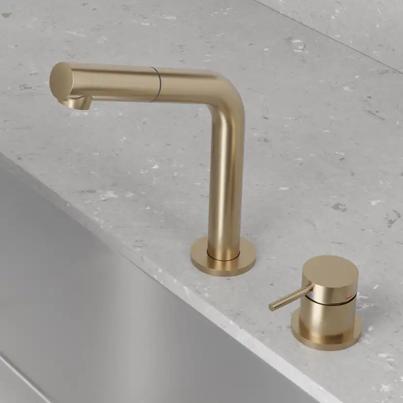 Tvättställsblandare Scandtap Steel Harmonized B2P