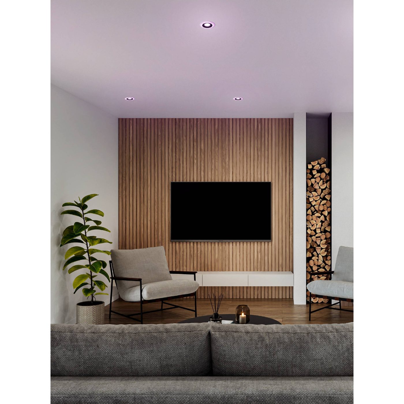 Infälld Lampa Eglo Calonge RGB 3 st