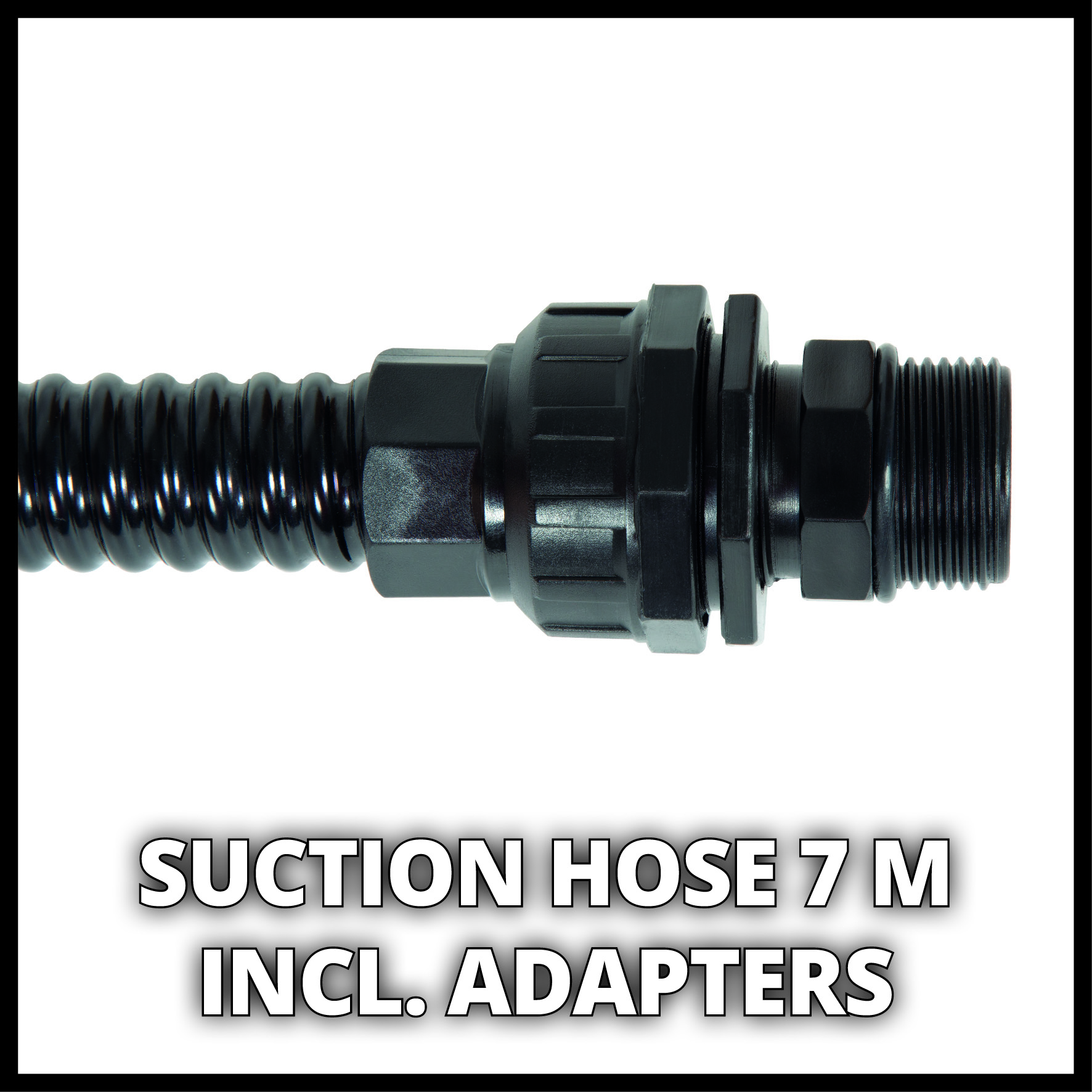 Sugslang med plastkoppling Einhell 7m/1