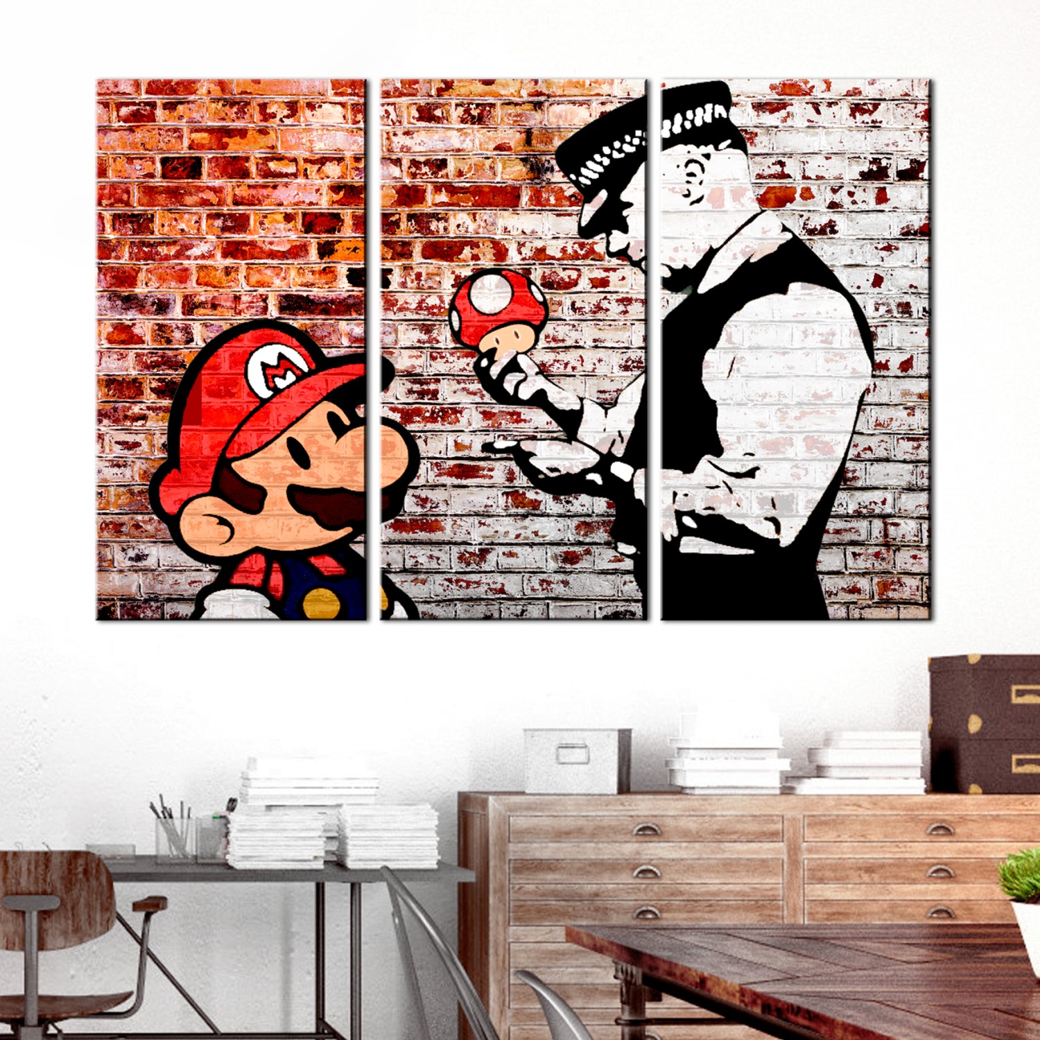 Tavla Arkiio Mural on Brick