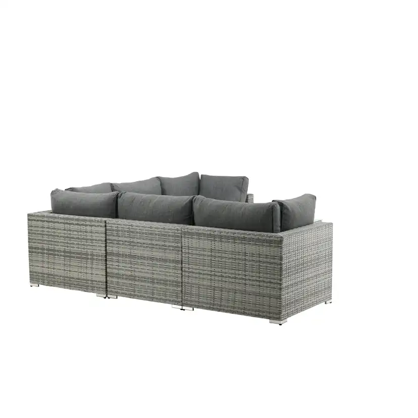 Amazon Modulsoffa 3+2+1 - Grå / grå dyna Grå