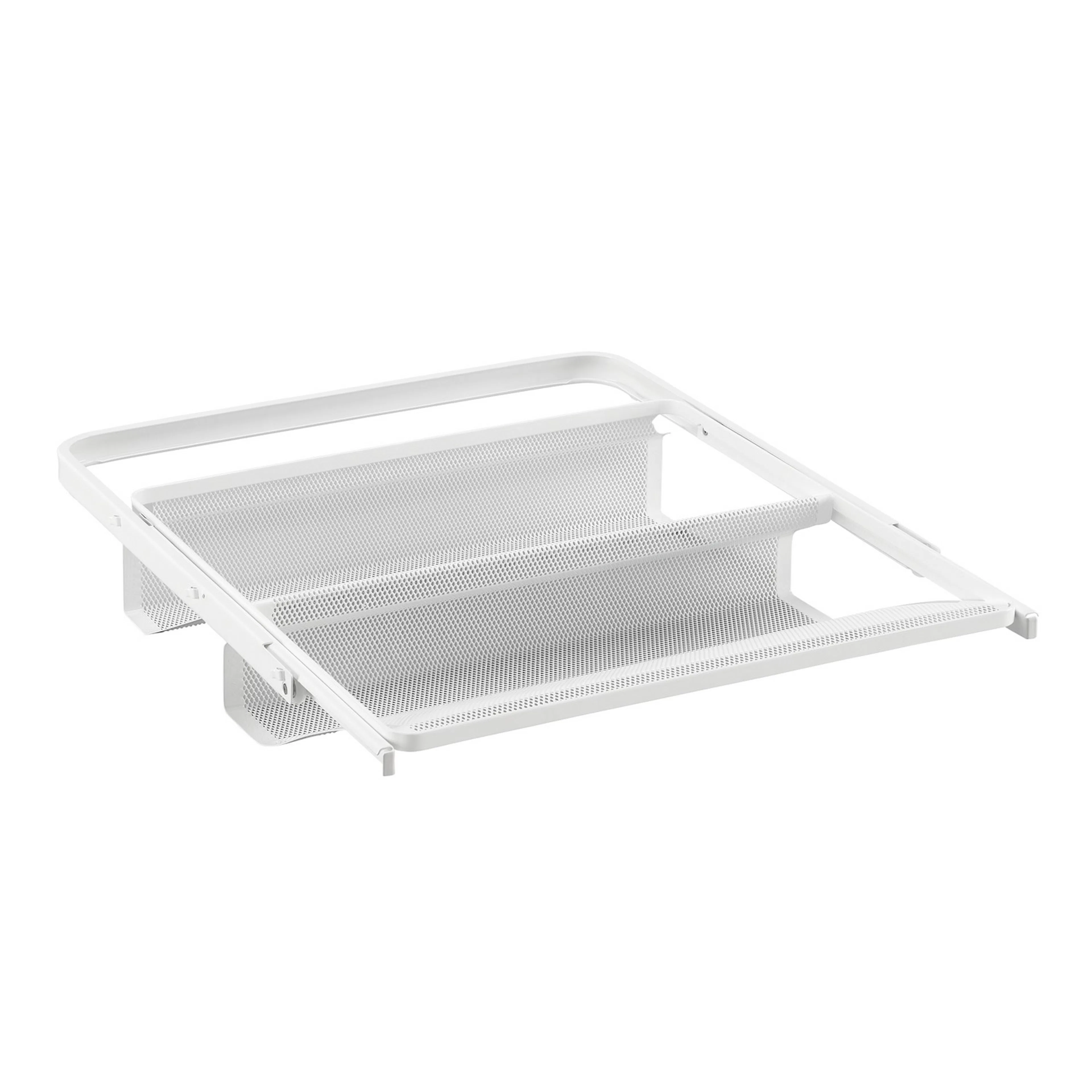 Utdragbar skohylla 45x40  vit Vit