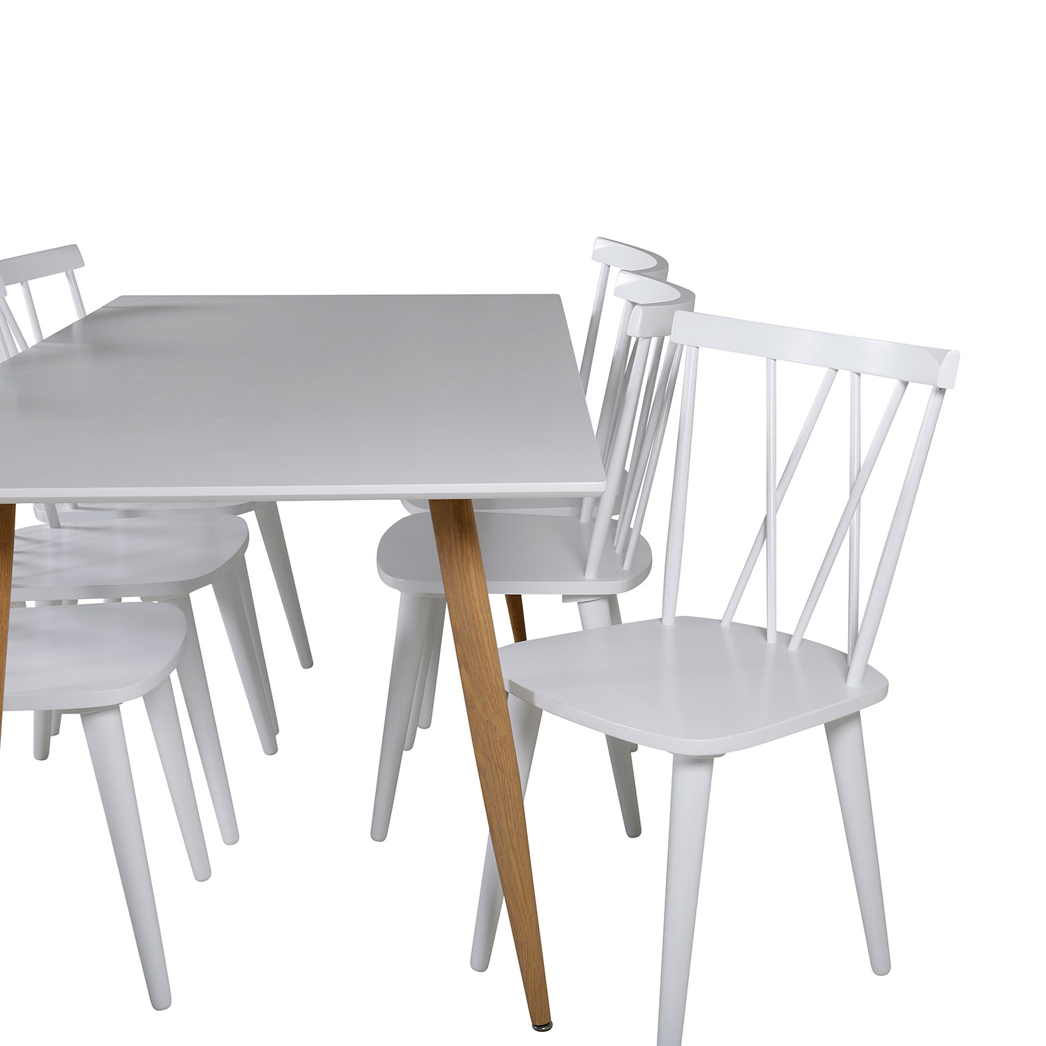 Matgrupp Venture Home Polar med 6 Mariette stolar