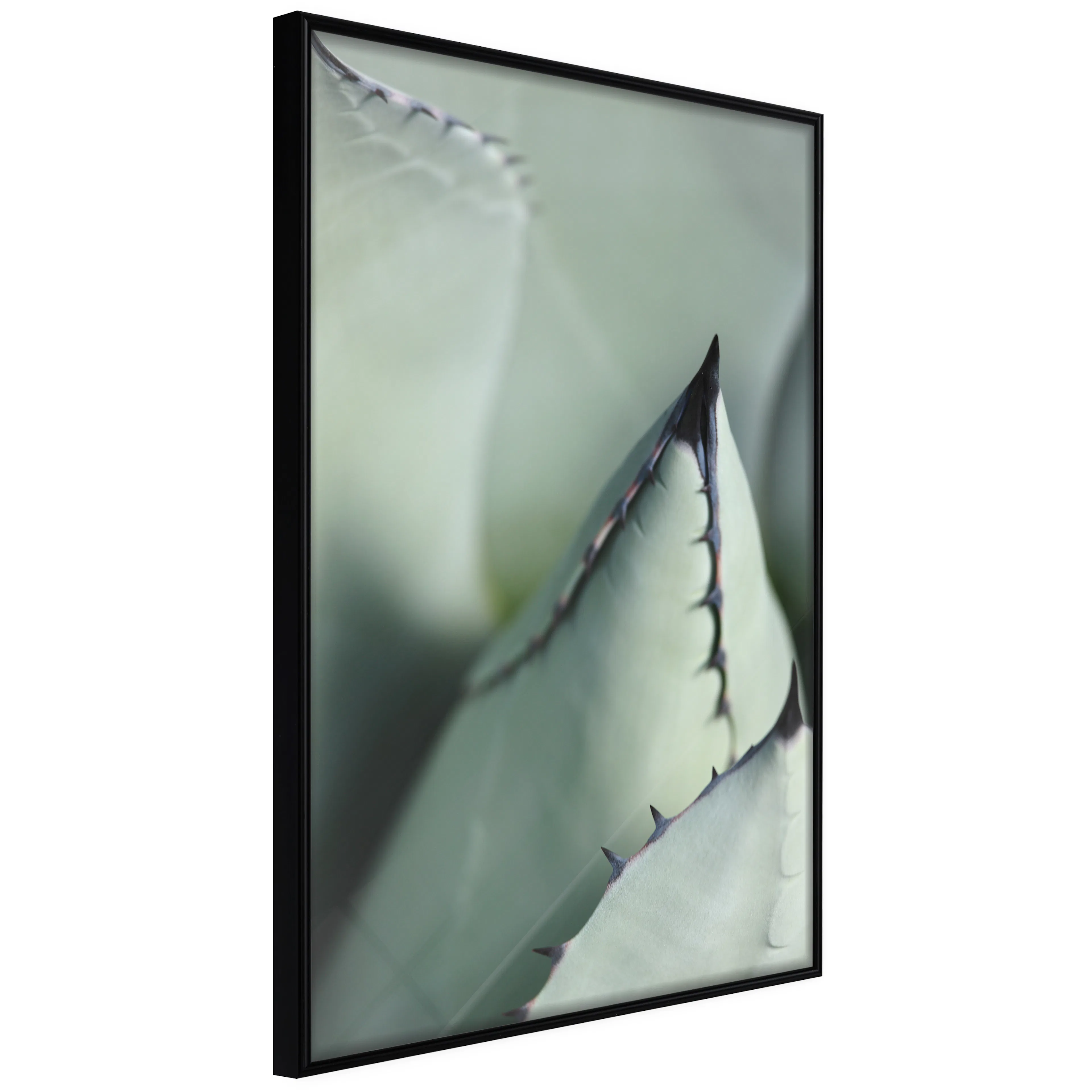 Affisch - Green Spikes [Poster] 20x30 Svart ram, 20x30 cm
