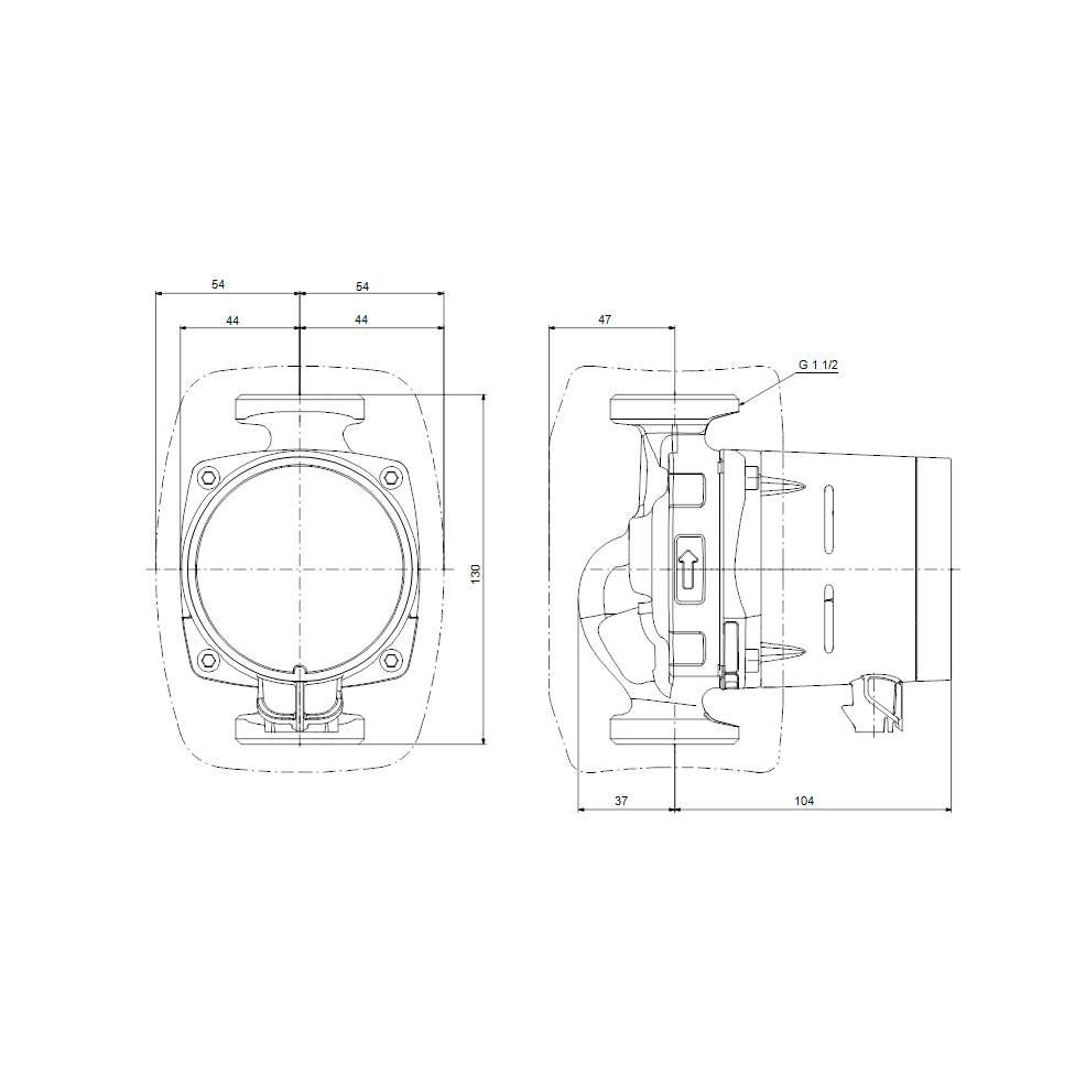 Tappvarmvattenpump Grundfos Alpha2 N