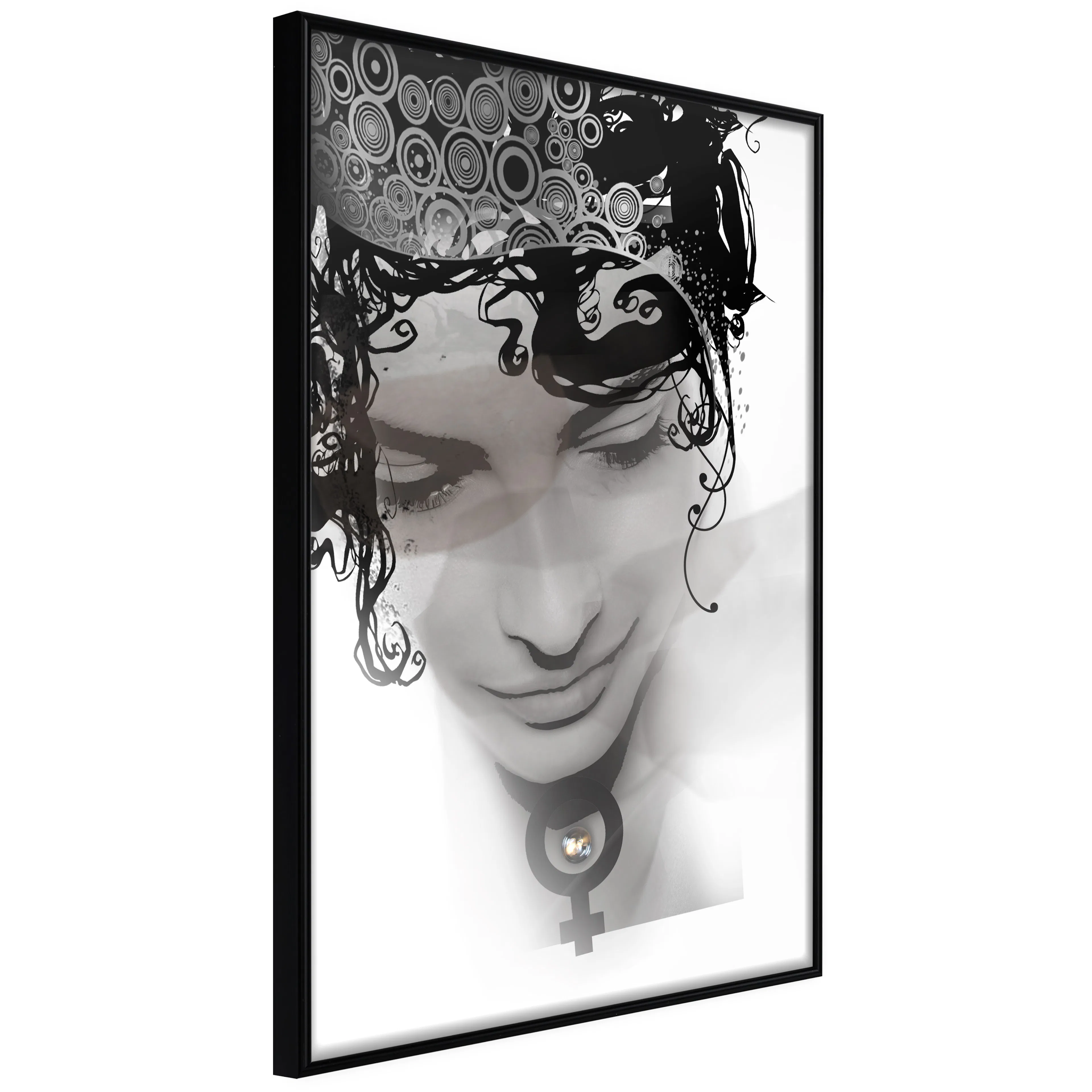 Affisch - Female Beauty [Poster] 20x30 Svart ram, 20x30 cm