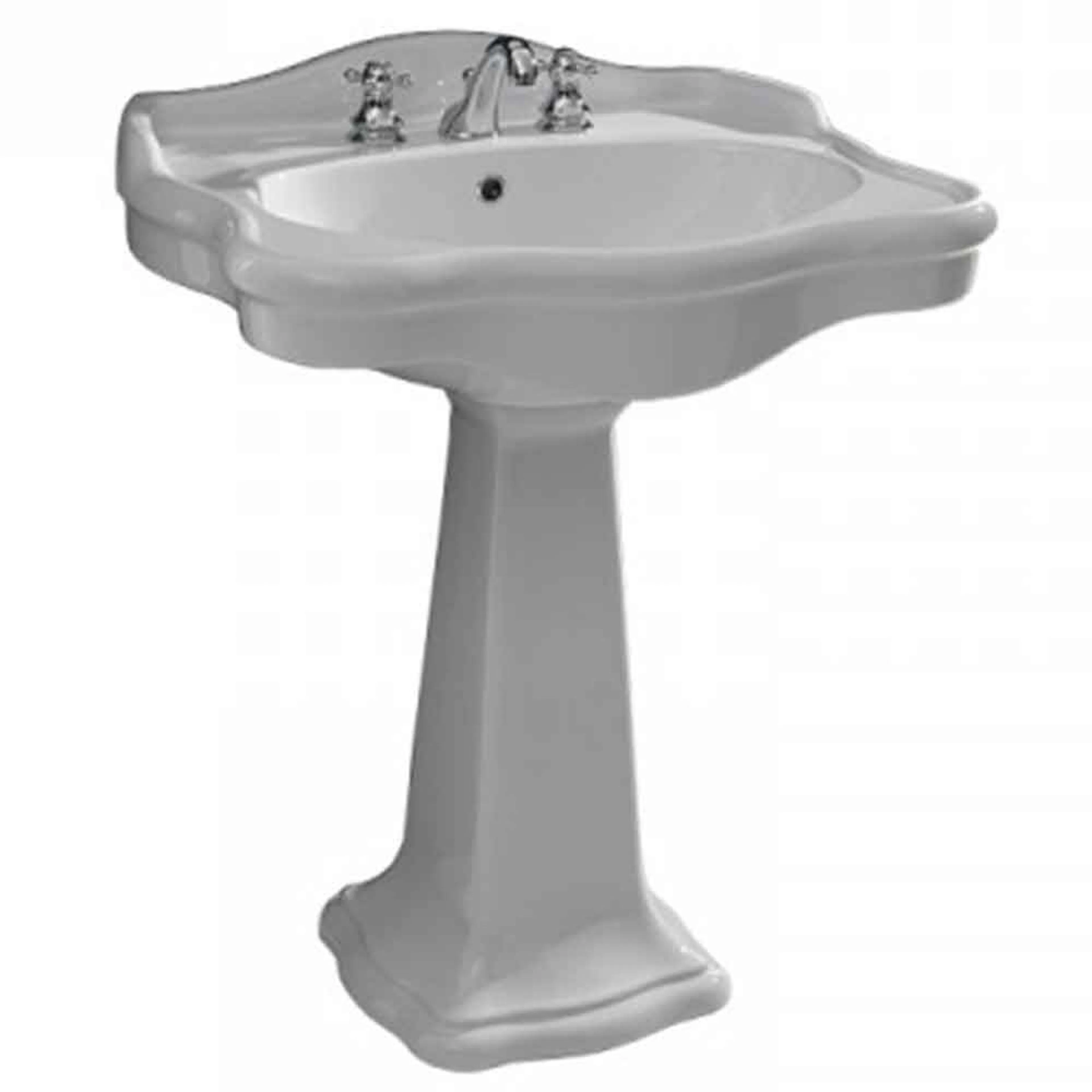 Tvättställ Lavabo Contea Retro 72 med Pelare Bredd: 720 mm