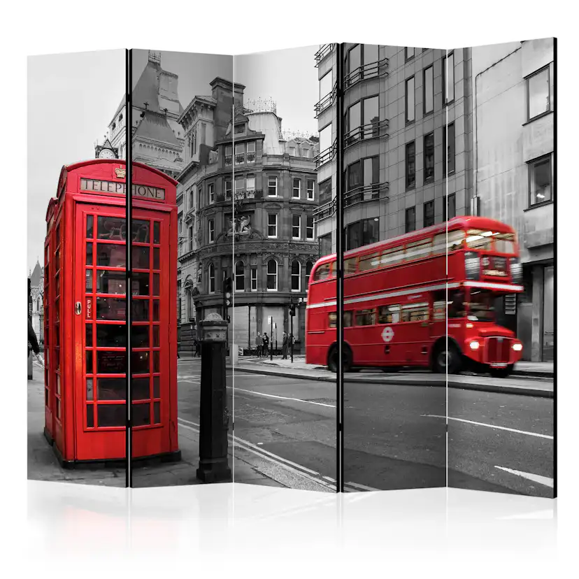 Rumsavdelare Skärmvägg Arkiio London Icons II 225x172 cm