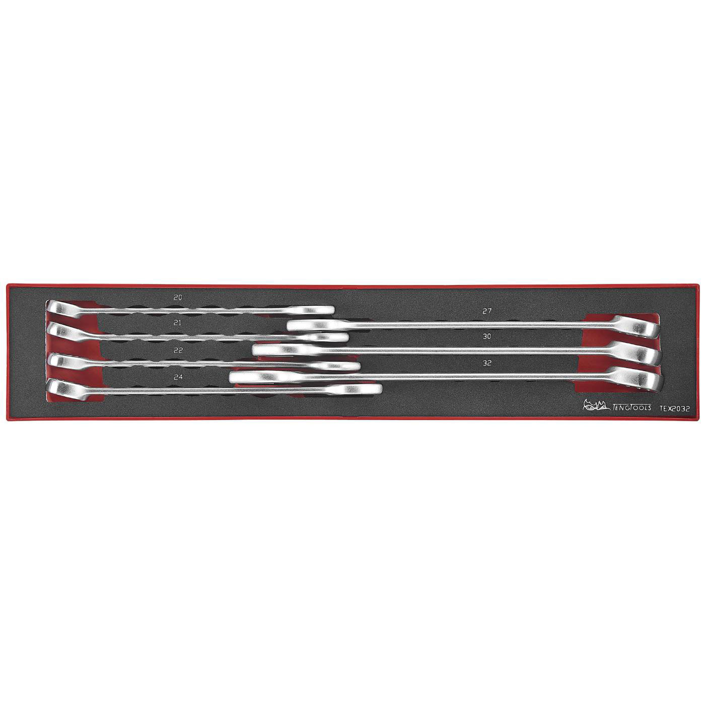 U-ringnyckelsats 7 delar Teng Tools TEX2032