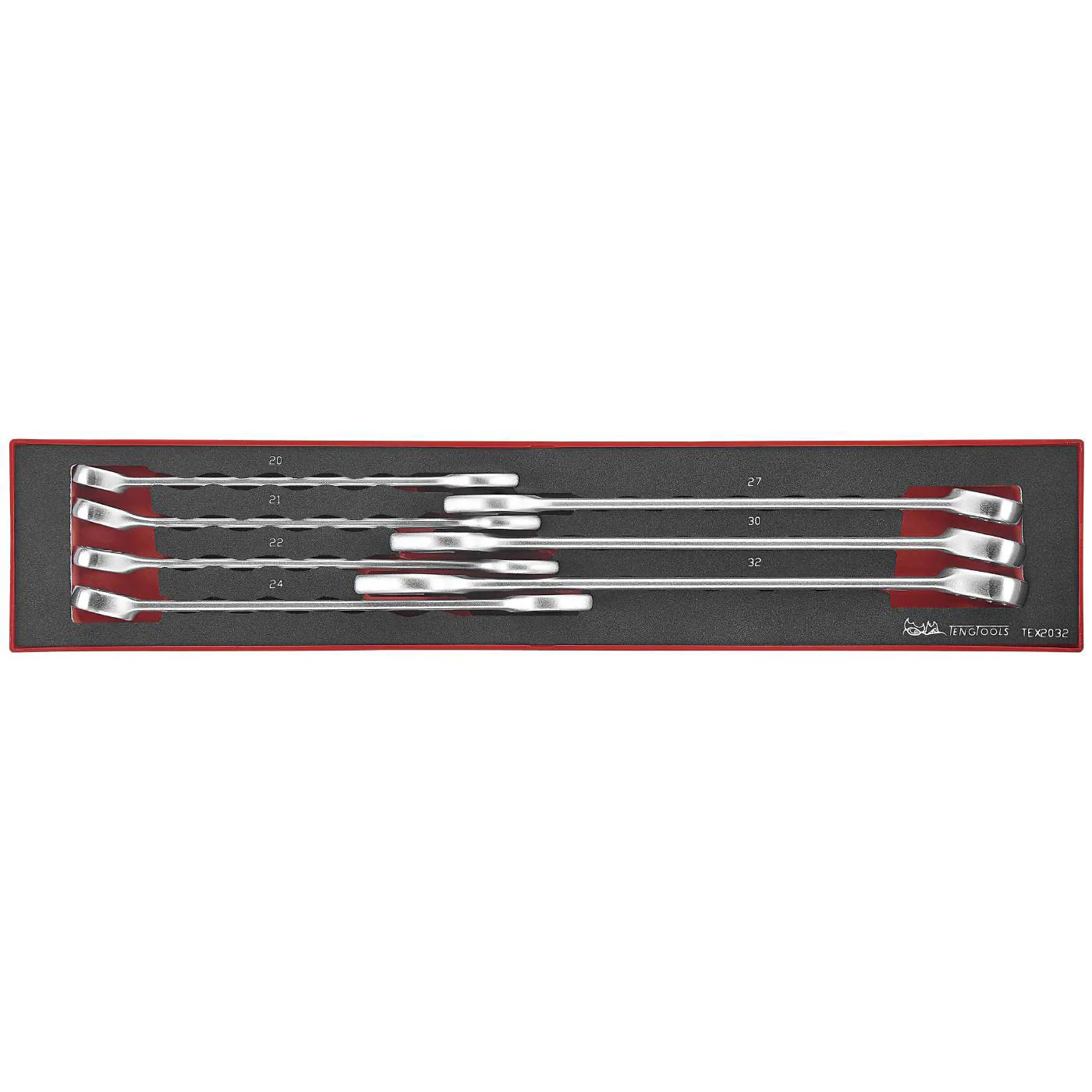 U-ringnyckelsats 7 delar Teng Tools TEX2032