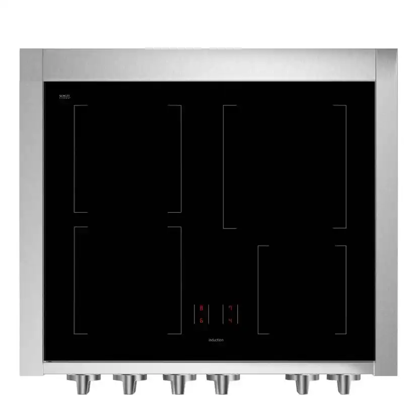 Induktionsspis Steel Genesi Combi - Steam 70 cm Svart med Ångfunktion