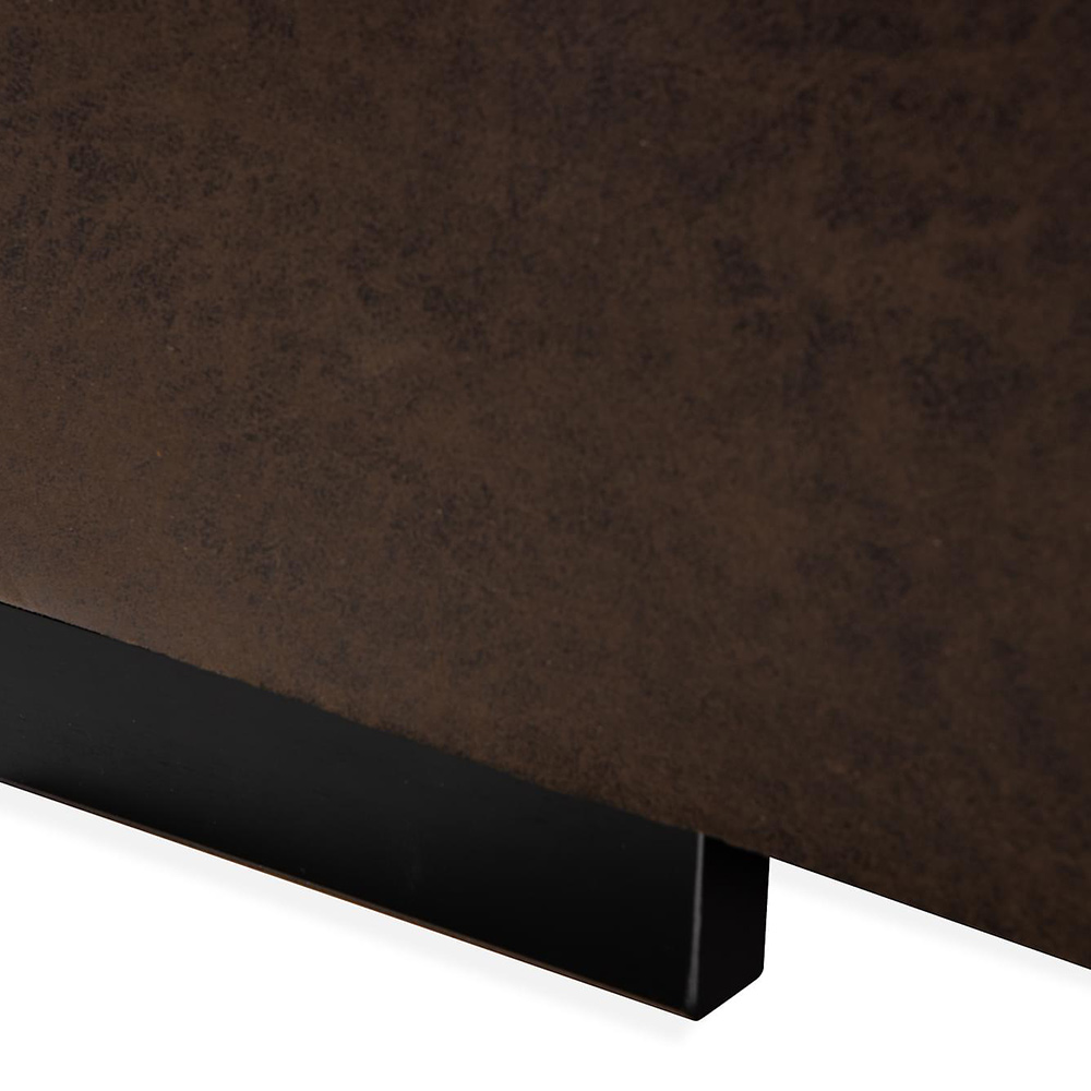 Cuba U-Soffa Divan Vänster inkl Kuvertkuddar Beige/Brun, Väntser