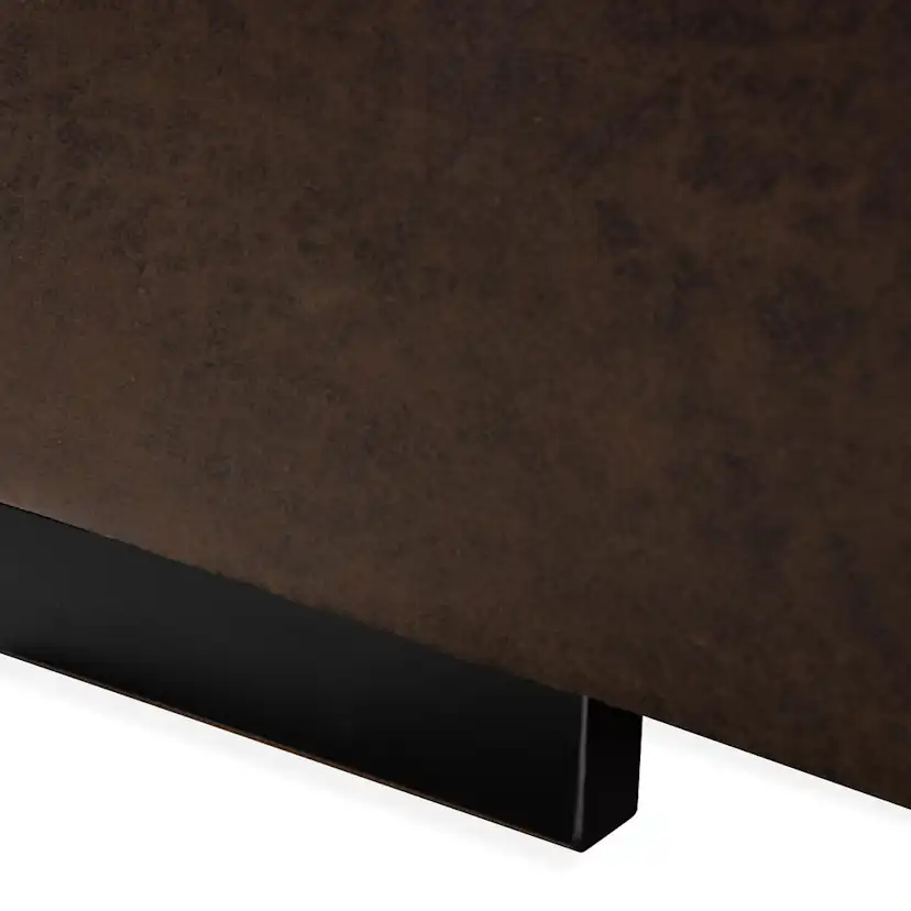 Cuba U-Soffa Divan Vänster inkl Kuvertkuddar Beige/Brun, Väntser