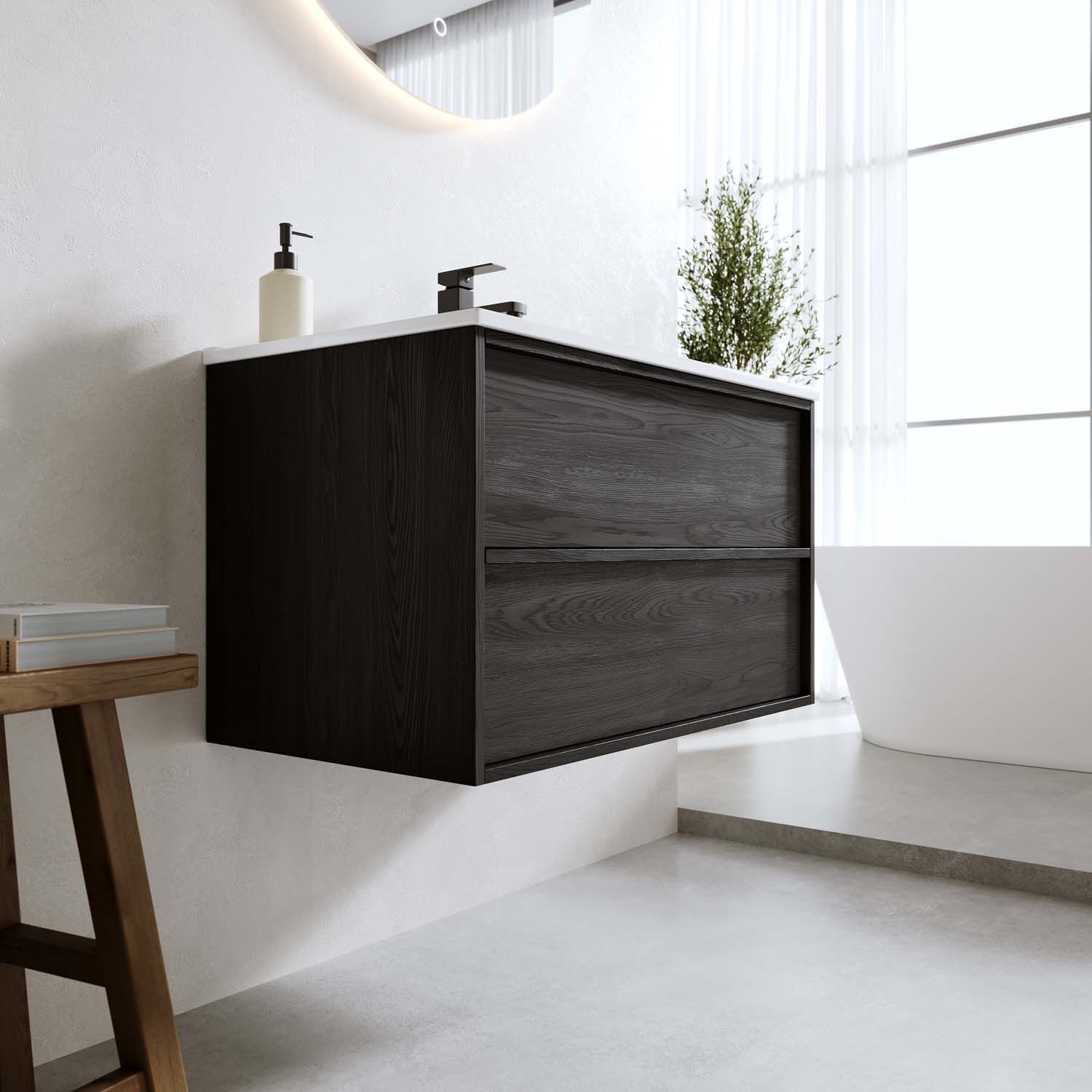 Tvättställsskåp Bathlife Charm med Tvättställ