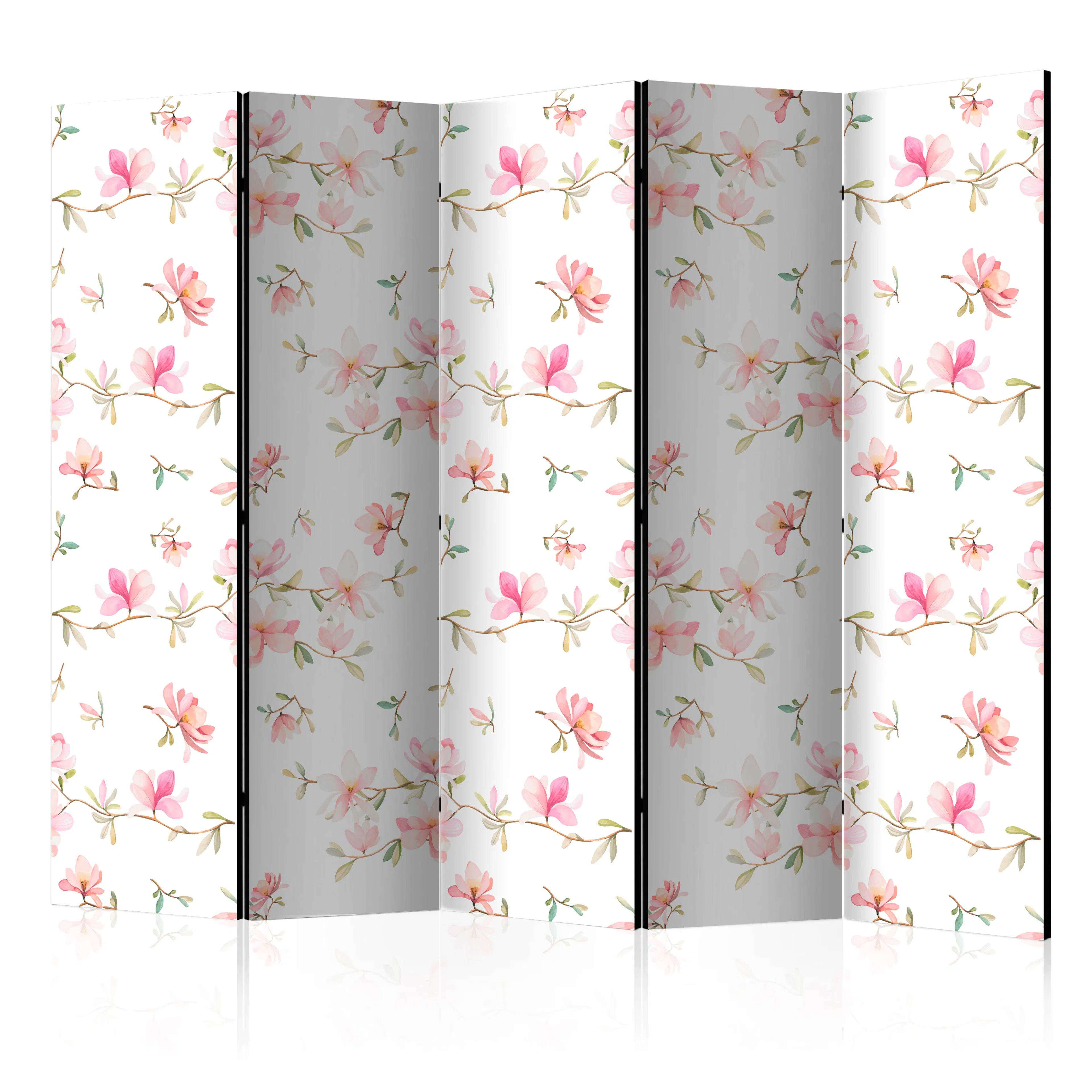 Rumsavdelare Skärmvägg Arkiio Fresh Magnolias II 225x172 cm
